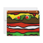Funny Hamburger Invitation