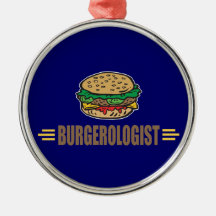 Funny Hamburger Ornament