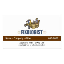 Funny Handyman Business Card