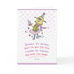 Funny Happy Birthday Greeting Greeting Card