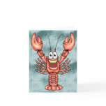 Funny Happy Lobster Cards