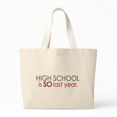 Funny High School Grad Bags by worldsfair