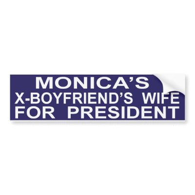Funny Hillary Clinton for President Sticker Bumper Stickers at Zazzle ...
