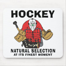 Funny Hockey Goalie Mouse Pads