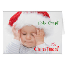 Funny Holiday Greetings Greeting Card