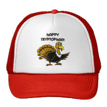 Funny holiday turkey mesh hats