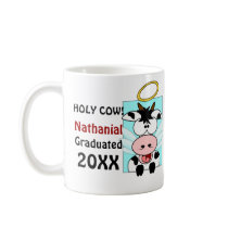 Funny Holy Cow Graduation Gift Mug