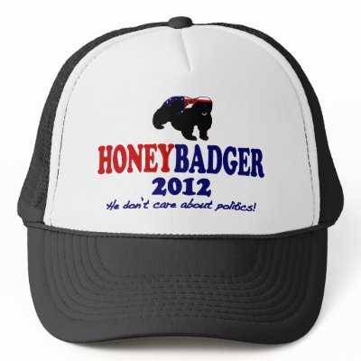 Funny Honey Badger for President 2012 by niffx