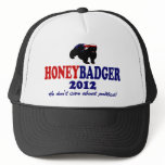 Funny Honey Badger for President 2012 hats