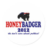 Funny Honey Badger for President 2012