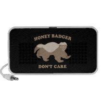 Funny Honey Badger Portable Speaker