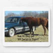Funny Horse "300 Horse" Mousepad