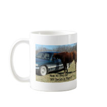 Funny Horse "300 Horse" Coffee Mug
