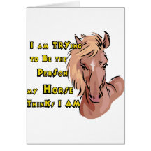 Funny Horse Card