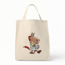 funny horse doc doctor cartoon bag