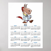 funny horse doc doctor cartoon print