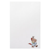 funny horse doc doctor cartoon stationery paper
