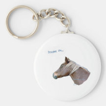 Funny Horse: Dream On Keychain
