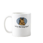 Funny horse mug: Why the long face?