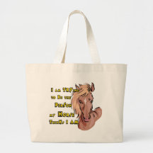 Funny Horse Tote Bags