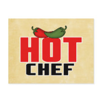 Funny Hot Chef Red and Green Peppers