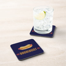 Funny Hot Dog Drink Coaster