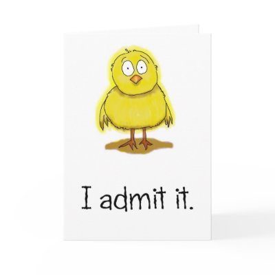 Funny Humour Happy Valentine's Day Chick Card by icansketchu