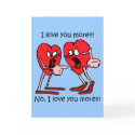 Funny I love you cards
