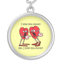 Funny I love you Personalized Necklace
