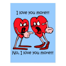 Funny I love you Post Cards