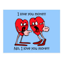 Funny I love you Postcards