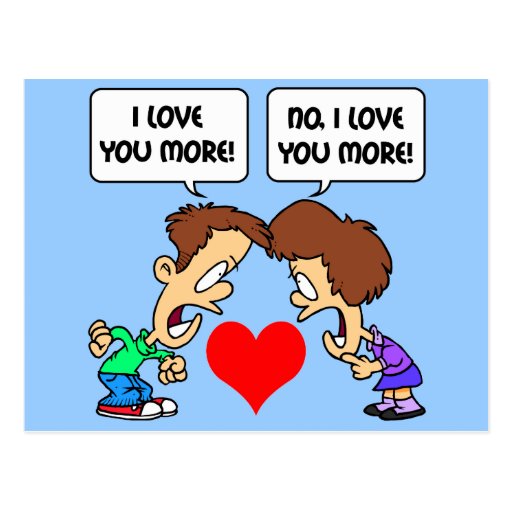 funny I love you Postcards