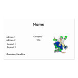 funny ice hockey collision graphic business cards