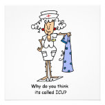 Funny ICU Nurse T-shirts and Gifts Announcement