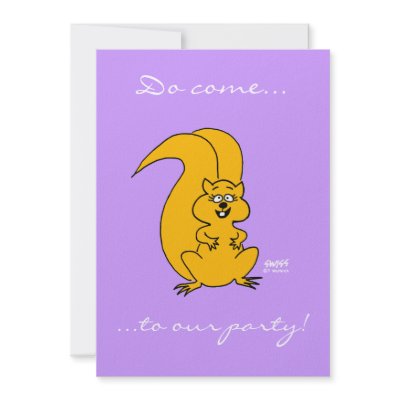 Funny Invitation To Any Party Or Gathering by Swisstoons