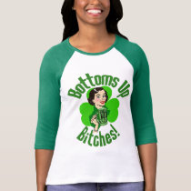 Funny Irish Bottoms Up t-shirts
