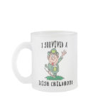Funny Irish - I Survived A Irish Childhood mugs