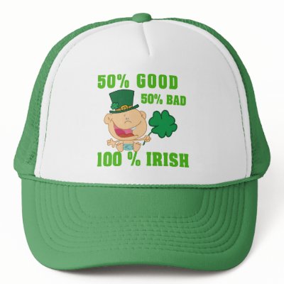 Funny Irish Toddler Baby Trucker Hat by St_Patricks_Day_Gift