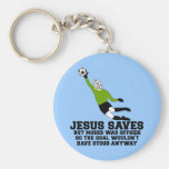 Funny Jesus saves Key Chain