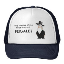 Funny Jewish rabbi - cool cartoon Trucker Hat