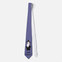 Funny Jewish rabbi tie - cool cartoon