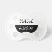Funny Jokes Self Cleaning Pacifier Clean Or Dirty