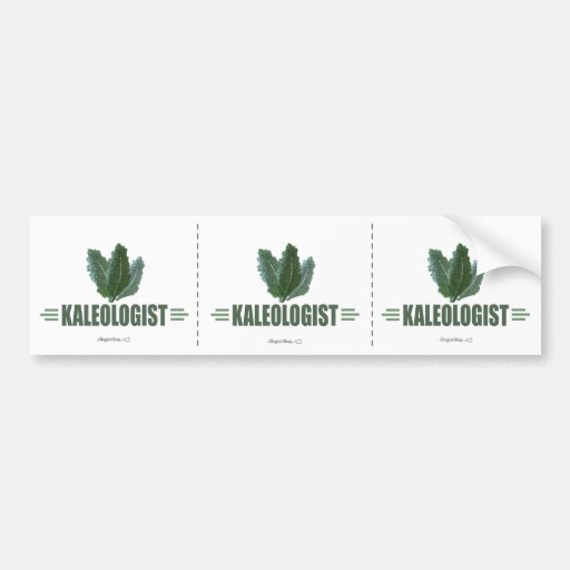 Funny Kale Bumper Sticker