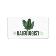 Funny Kale Personalized Address Labels