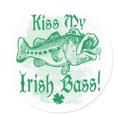 Funny Kiss My Irish Bass Gear by GotMyIrishOn