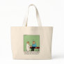 Funny Knitting Cartoon Bag