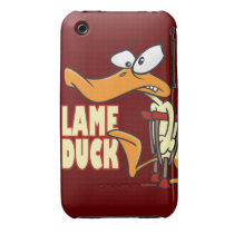 funny lame duck cartoon iphone 3 cover
