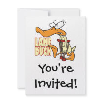 funny lame duck cartoon announcement