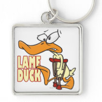 funny lame duck cartoon key chains