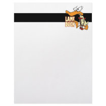 funny lame duck cartoon letterhead template